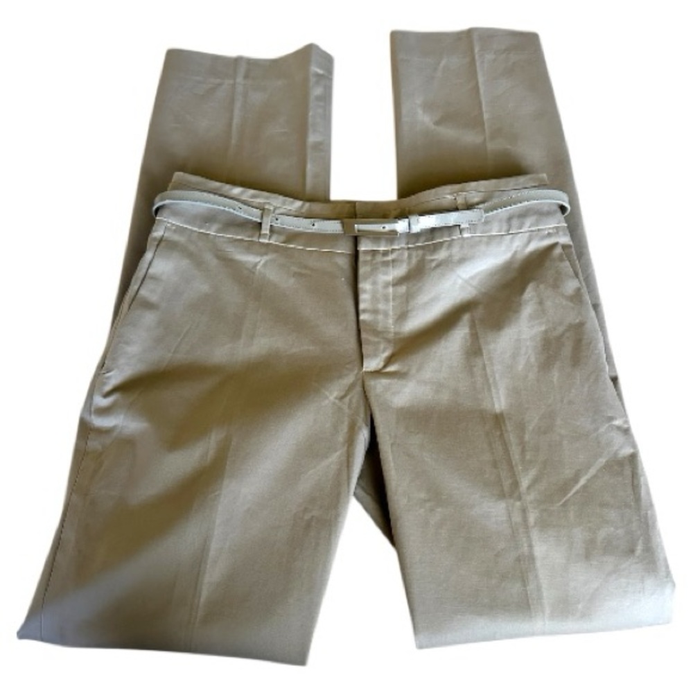 Zara women’s grayish Cream Chinos